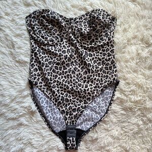 Nancy Ganz Body Define Strapless Bodysuit Bodyslimmer Sz38C